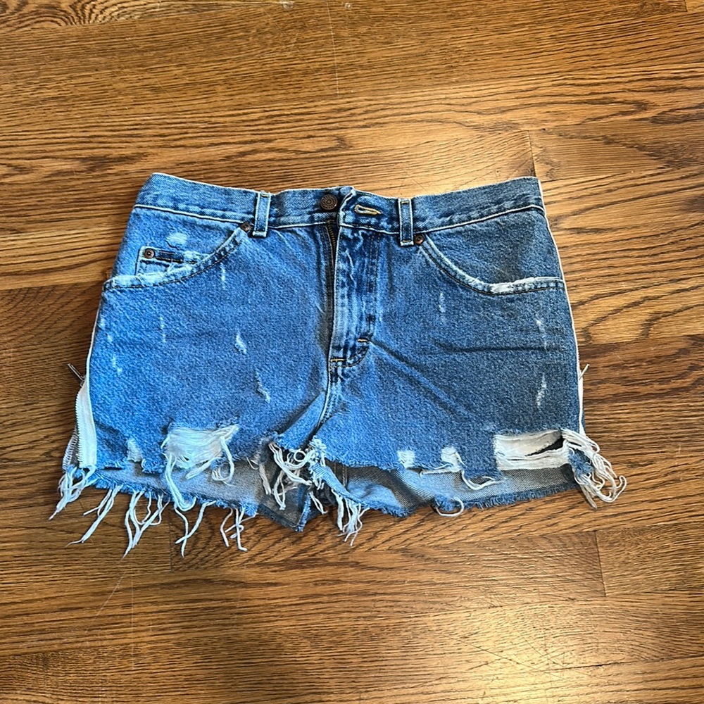 LF Vintage Jean Shorts with Zippered Sides